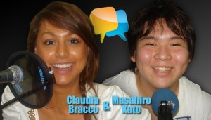 Claudia and Masahiro appear in listening activities throughout Nice Talking with You